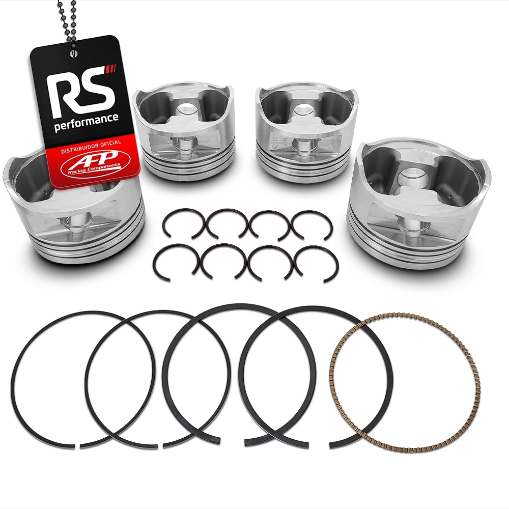 Kit 4 Pistão Forjado Vw / Audi 1.9T 20v + Pinos + Anéis