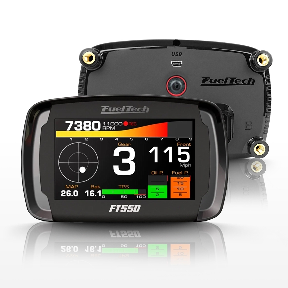 Módulo de Injeção Ft550 Com Chicote Motor Dianteiro + WideBand Nano Pro + Sonda Bosch 4.2