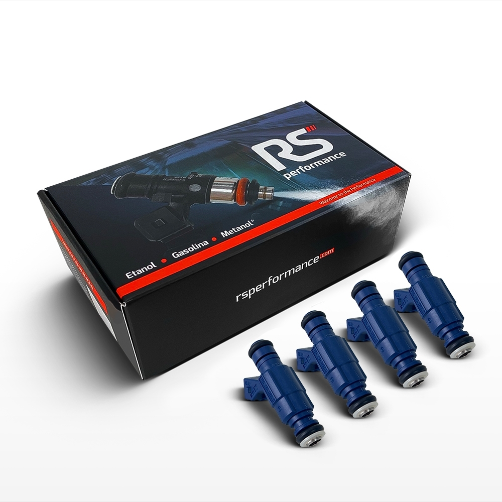 Kit 4 Bico Injetor Alta Vazão Bosch 112lb/h 129lb/h 145lb/h
