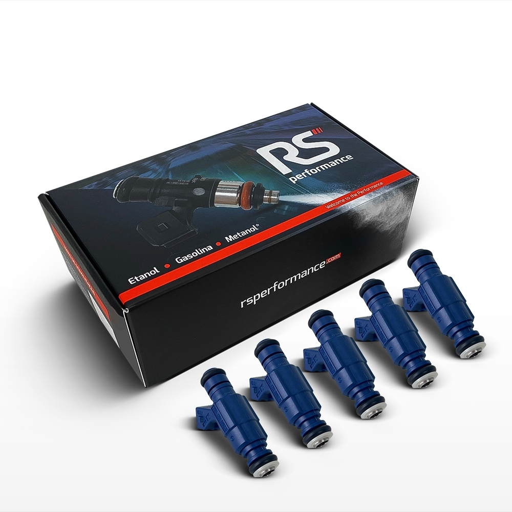 Kit 5 Bico Injetor Alta Vazão Bosch 112lb/h 129lb/h 145lb/h