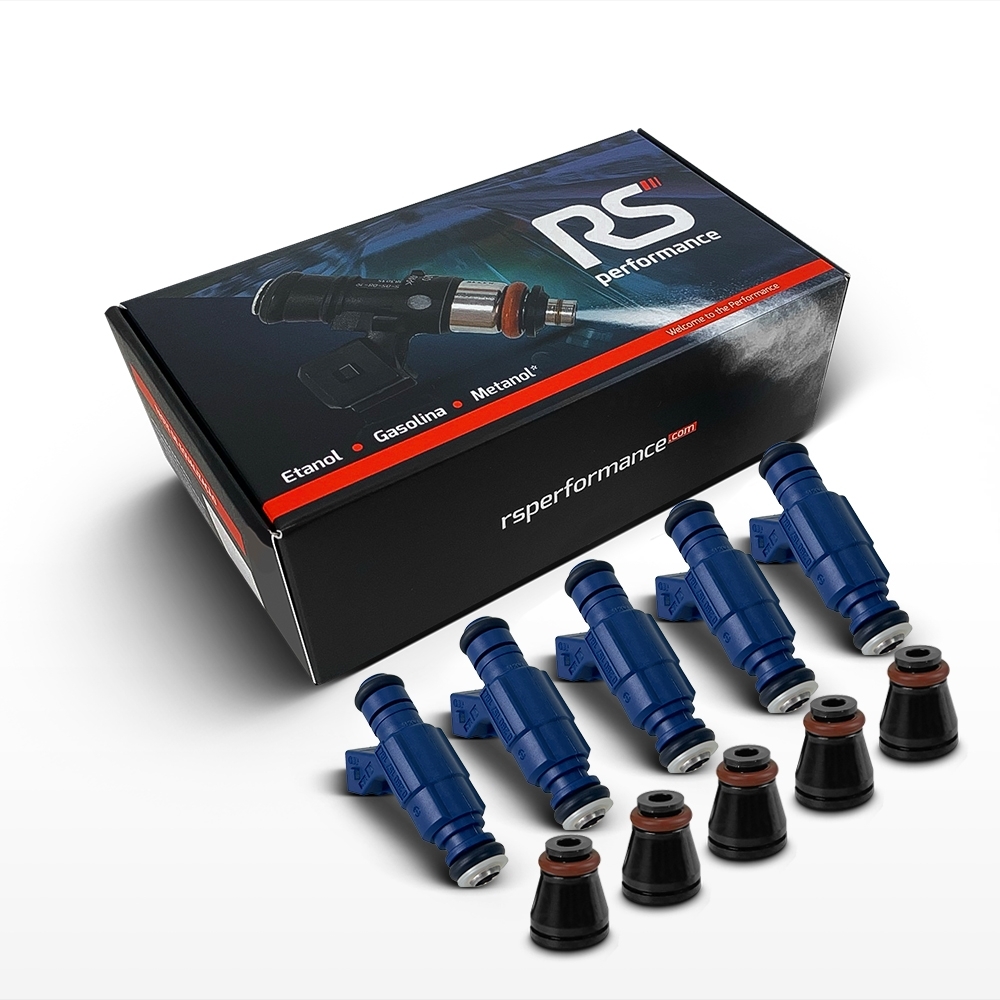 Kit 5 Bico Injetor Alta Vazão Bosch 112lb/h 129lb/h 145lb/h