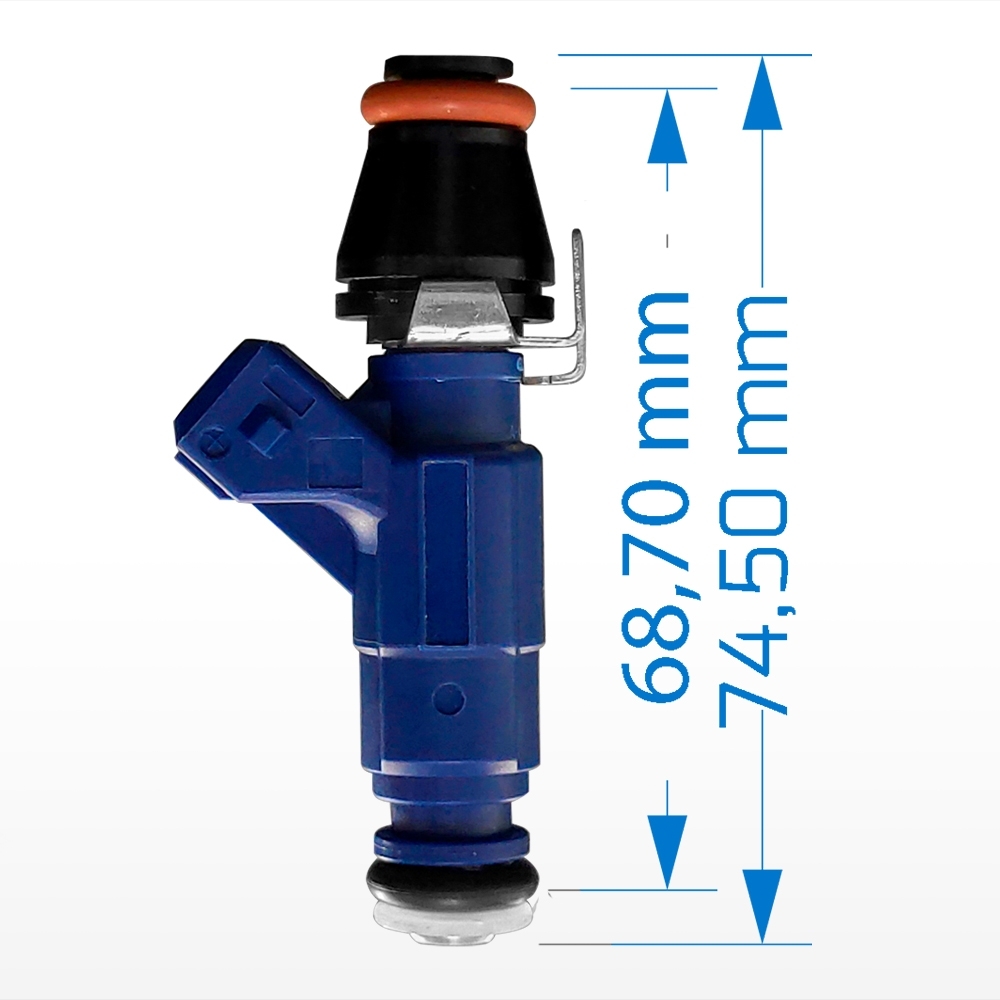 Kit 8 Bico Injetor Alta Vazão Bosch 112lb/h 129lb/h 145lb/h