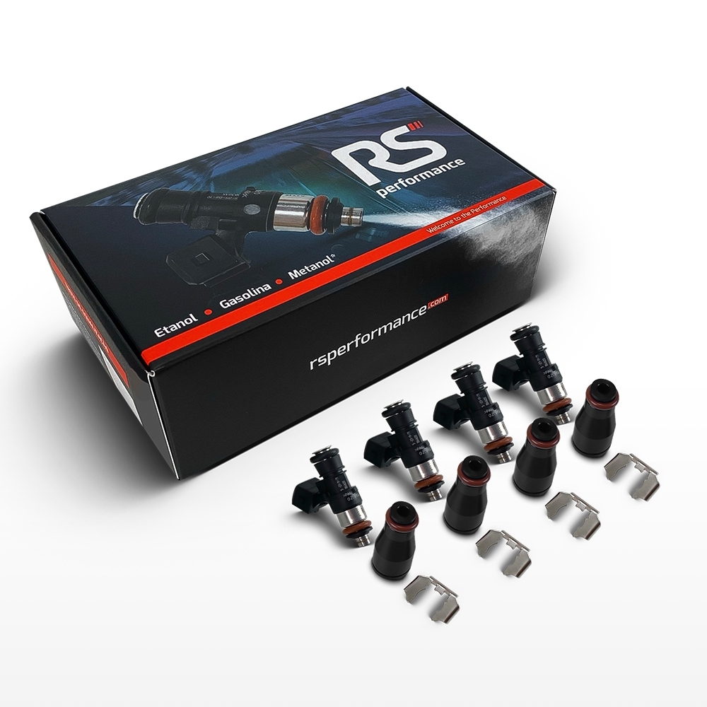 Kit 4 Bicos Injetores Bosch Alta Vazão 125 / 158 / 221 Lb/h