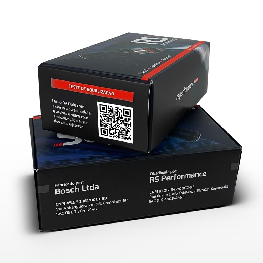 Kit 4 Bicos Injetores Bosch Alta Vazão 125 / 158 / 221 Lb/h