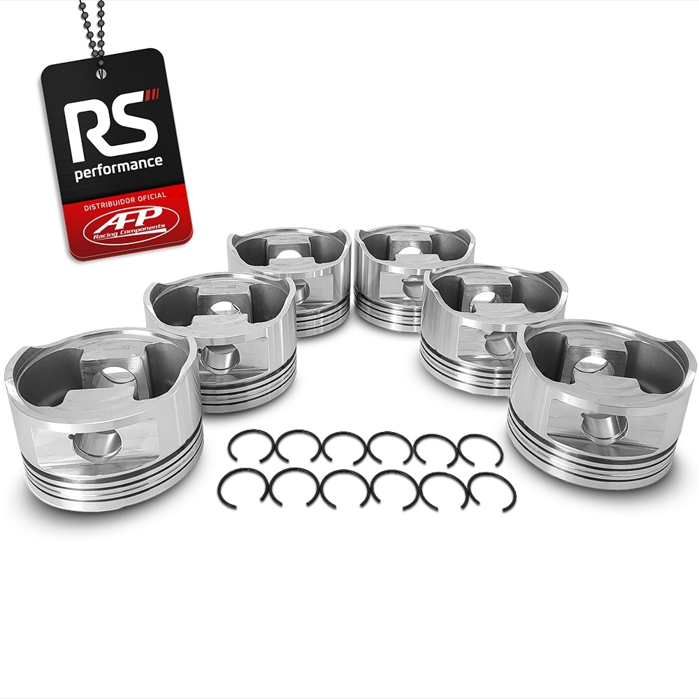 Jogo 6 Pistão Forjado Solid Forged Para Gm Opala Pino 23,55