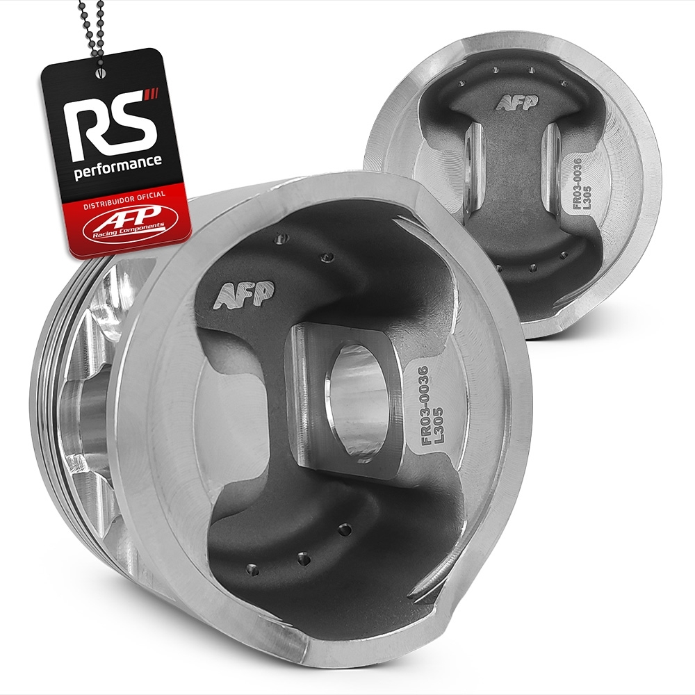 Jogo 4 Pistão Forjado AP 2.0 Turbo 16v Solid Forged Pino 22