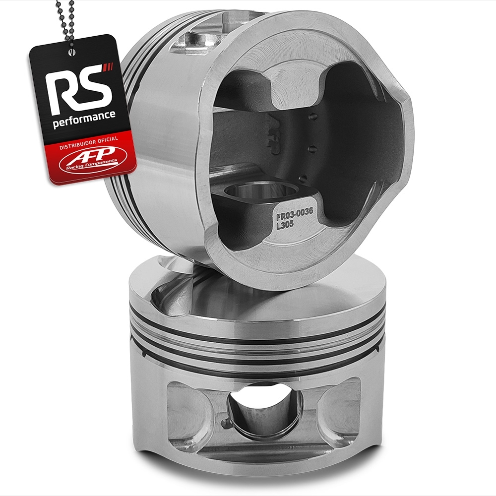 Jogo 4 Pistão Forjado AP 2.0 Turbo 16v Solid Forged Pino 22