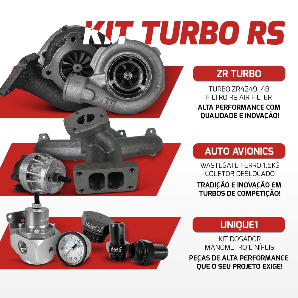 Kit Turbo AP Mi Pulsativo Deslocado Ac/Dh c/ Turbo ZR 42/48
