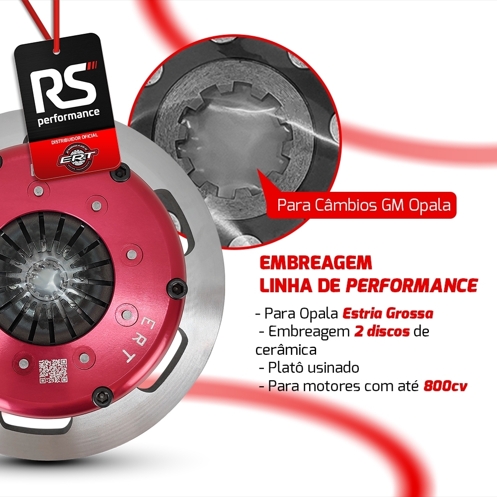 Embreagem Multidisco 2 Discos Volante Em Aço Gm Opala 800cv