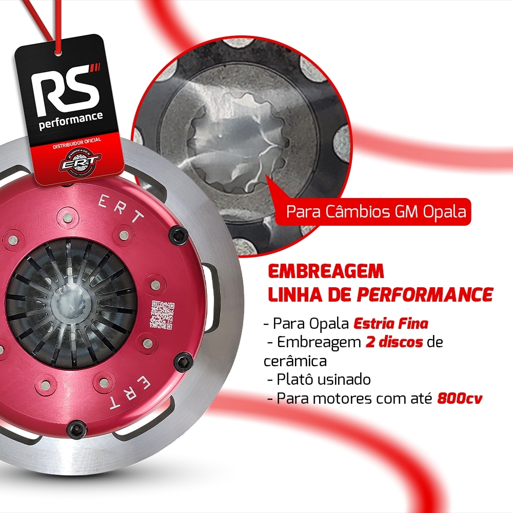 Embreagem Multidisco 2 Discos Volante Em Aço Gm Opala 800cv