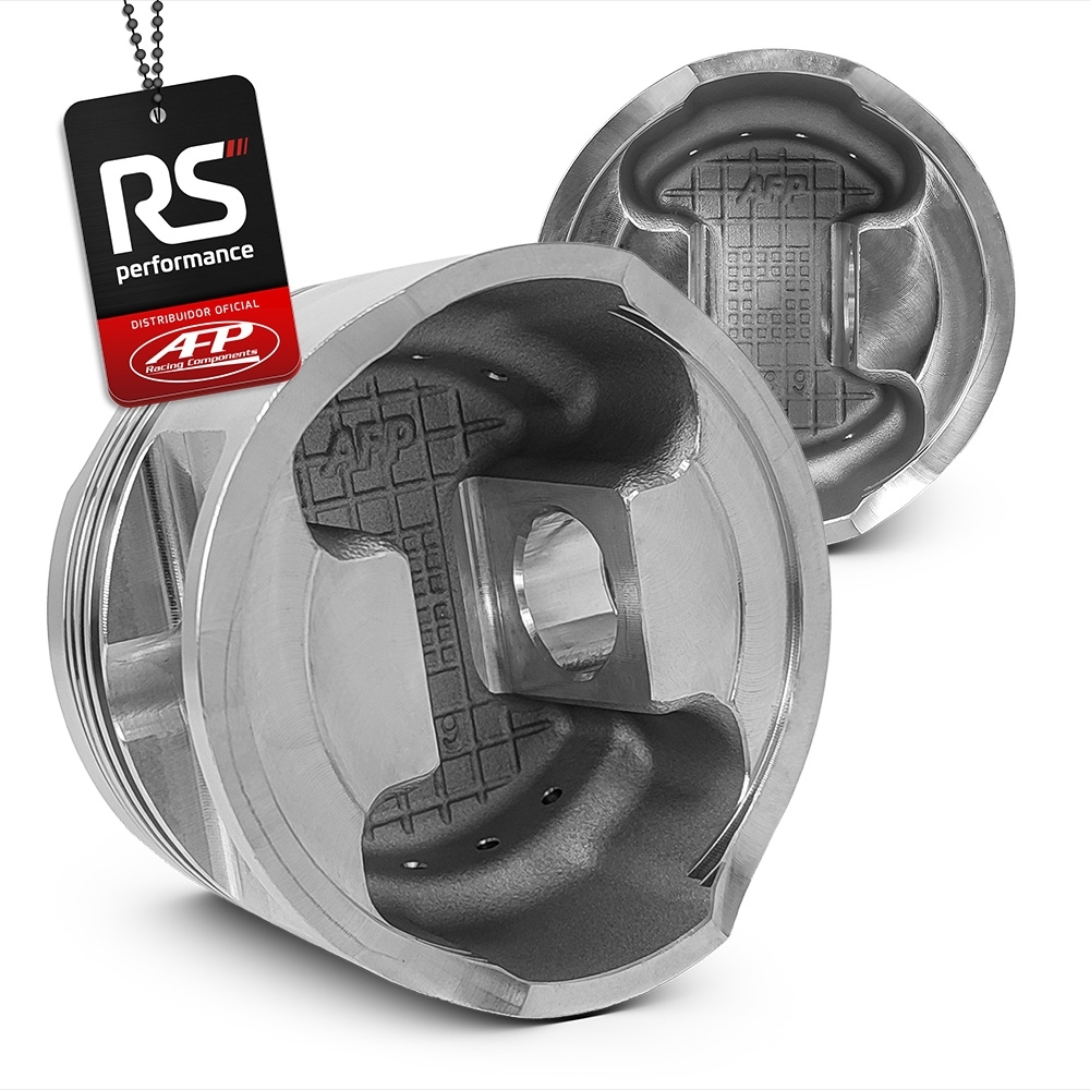 Kit 4 pistão GM 2.0/2.2 16V Turbo Côncavo C/ Cavas