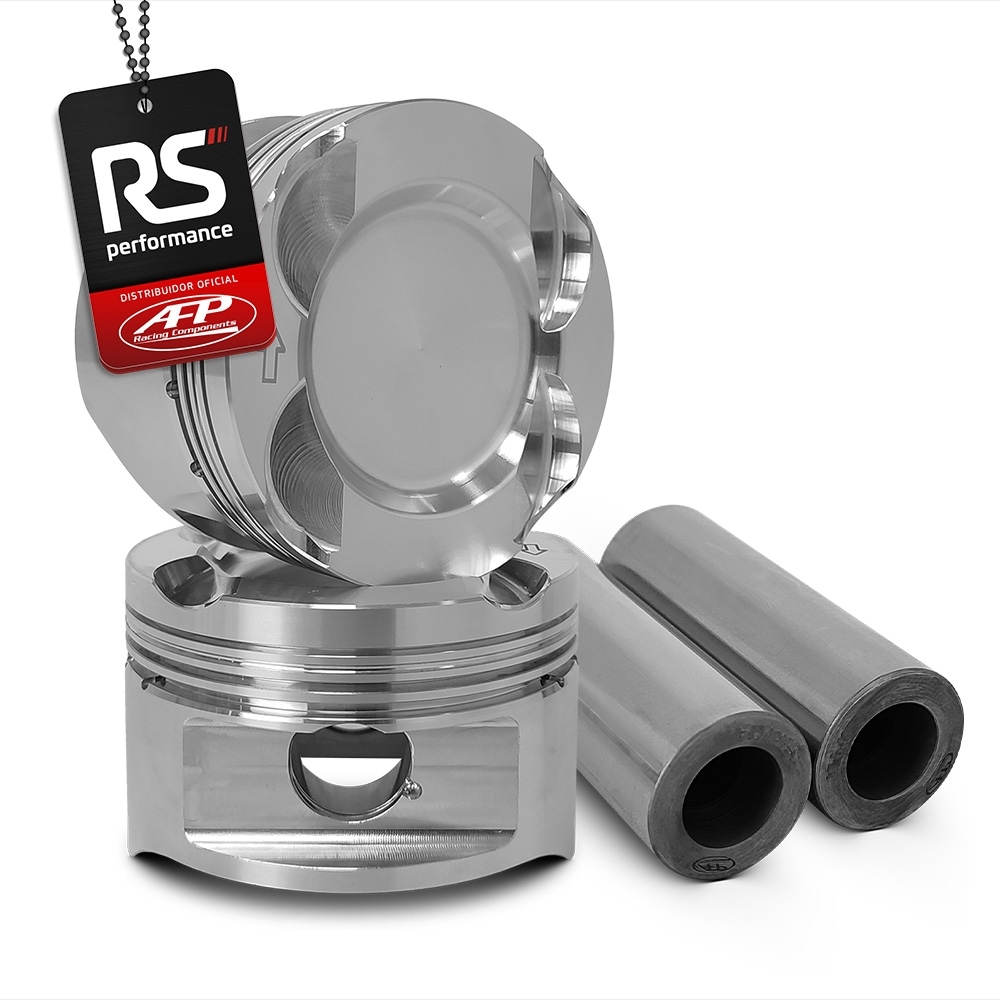Kit 4 pistão GM 2.0/2.2 16V Turbo Côncavo C/ Cavas