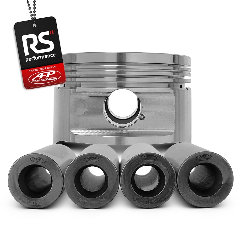Kit 4 Pistão Forjado Côncavo GM 2.0/2.2 8V TURBO