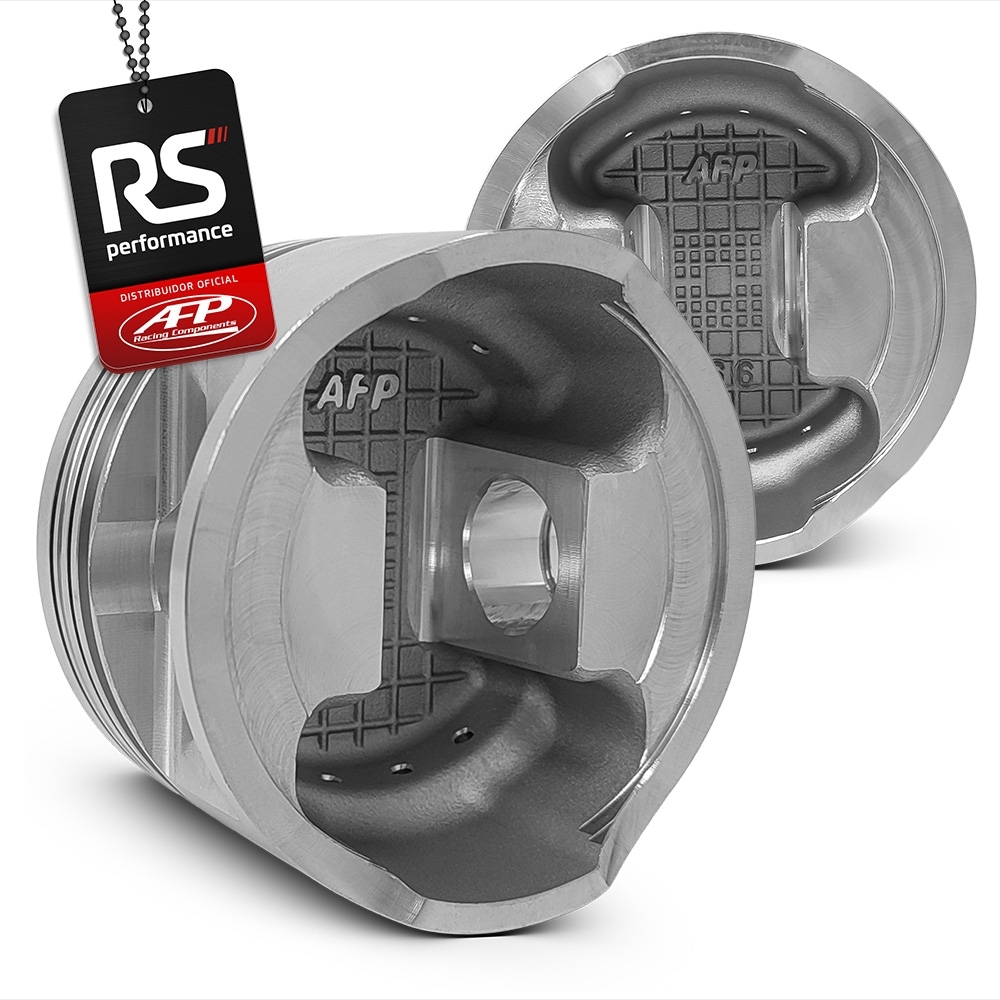 Kit 4 Pistão Forjado Côncavo GM 2.0/2.2 8V TURBO