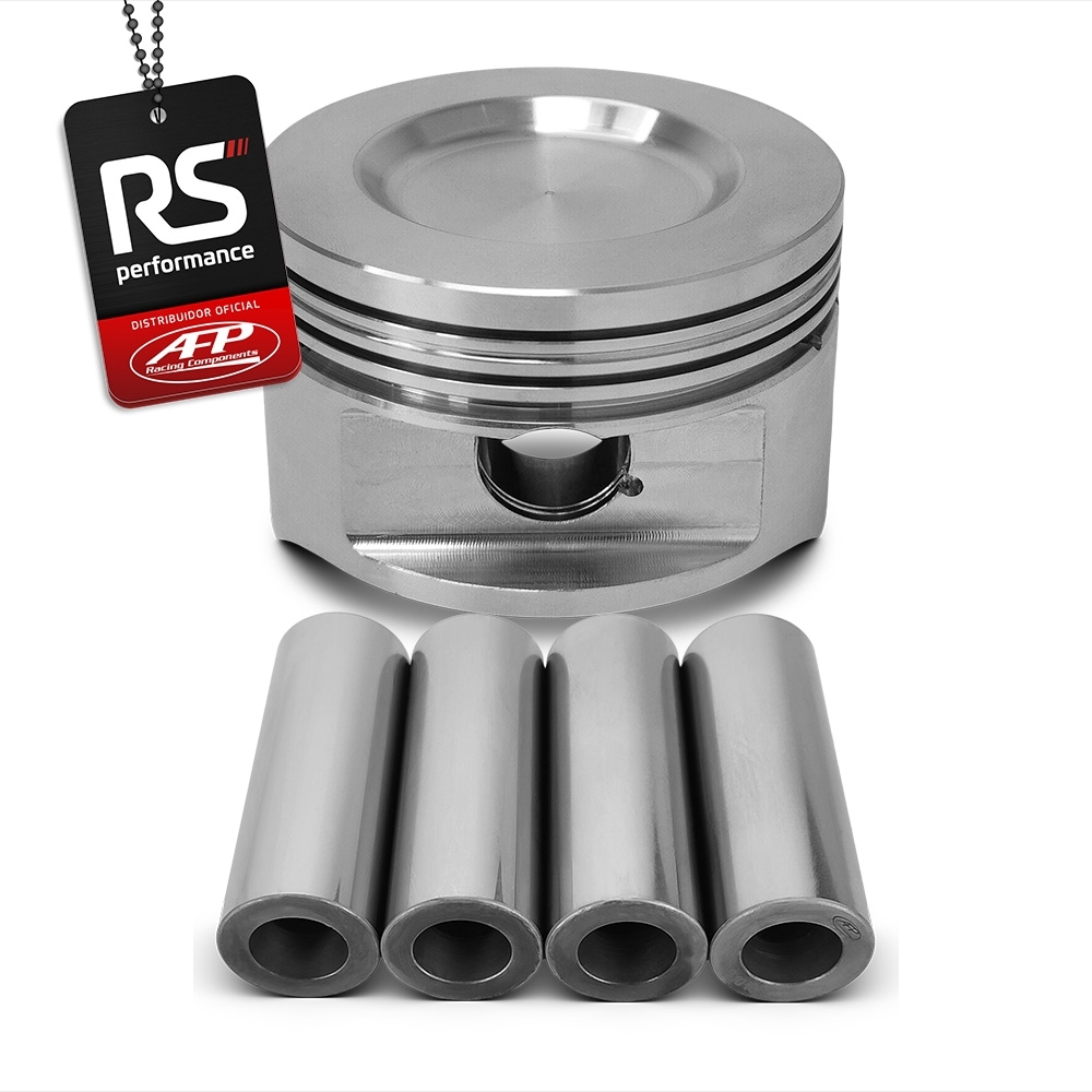 Kit 4 Pistão Forjado Côncavo GM 2.0/2.2 8V TURBO