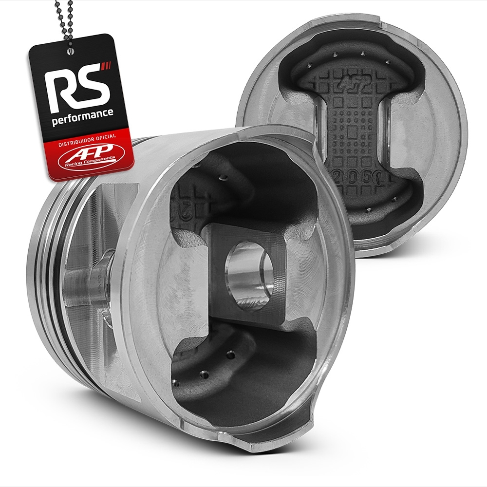 Kit 4 Pistão Forjado Côncavo VW/AUDI 1.8 20v + Pinos + Anéis