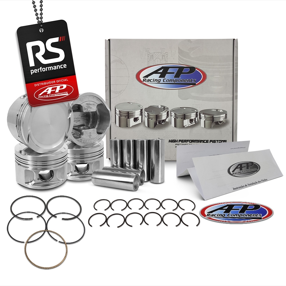 Kit 6 Pistão Forjado Côncavo C/ Cava BMW 328I/528I 2.8 M52B28