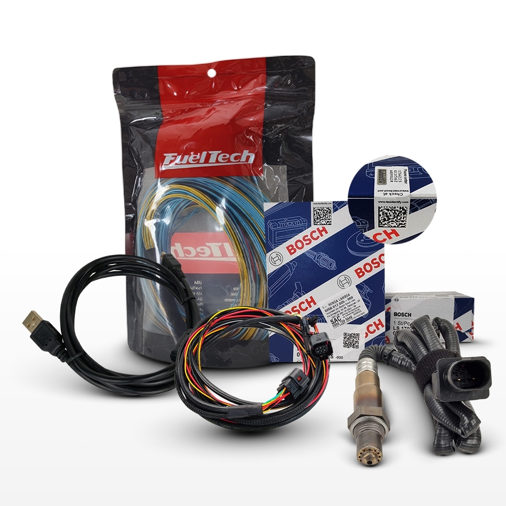 Módulo de Injeção Ft600 Com Chicote Motor Traseiro + WideBand Nano Pro + Sonda Bosch 4.9
