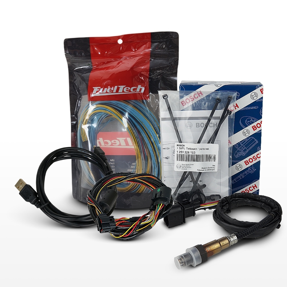 Módulo de Injeção Ft600 Com Chicote Motor Dianteiro + WideBand Nano Pro + Sonda Bosch 4.2