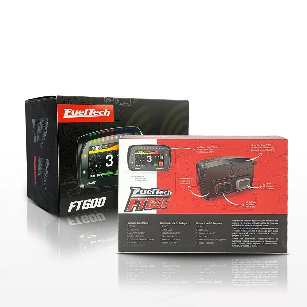 Módulo de Injeção Ft600 Com Chicote Motor Dianteiro 4.2 + WideBand Nano Pro (Sem Sonda)