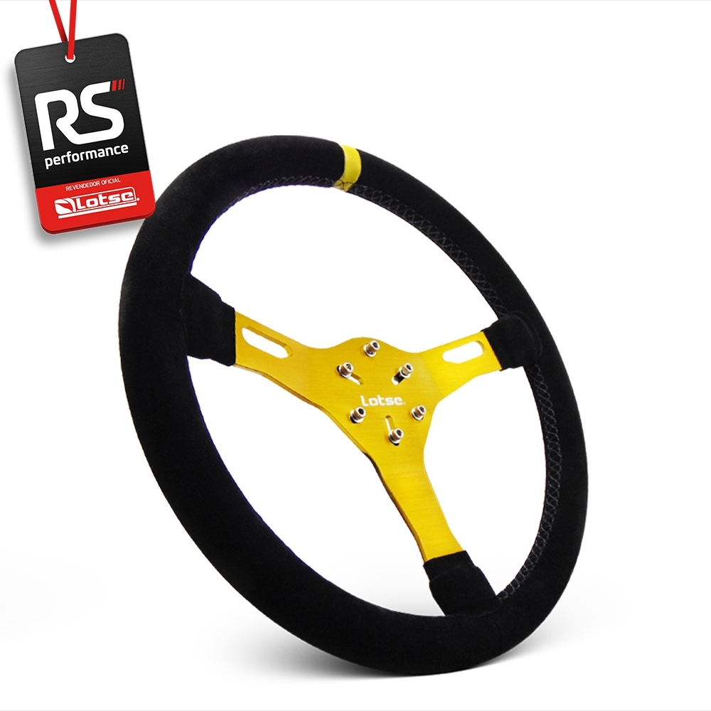 Volante Esportivo Lotse VELOX Em Camurça - 2 Opções de Cores