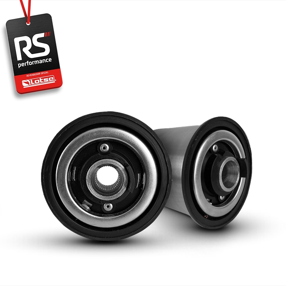 Volante Esportivo Ring R Em Camurça Preta + Cubo (COM VARIAÇÃO)