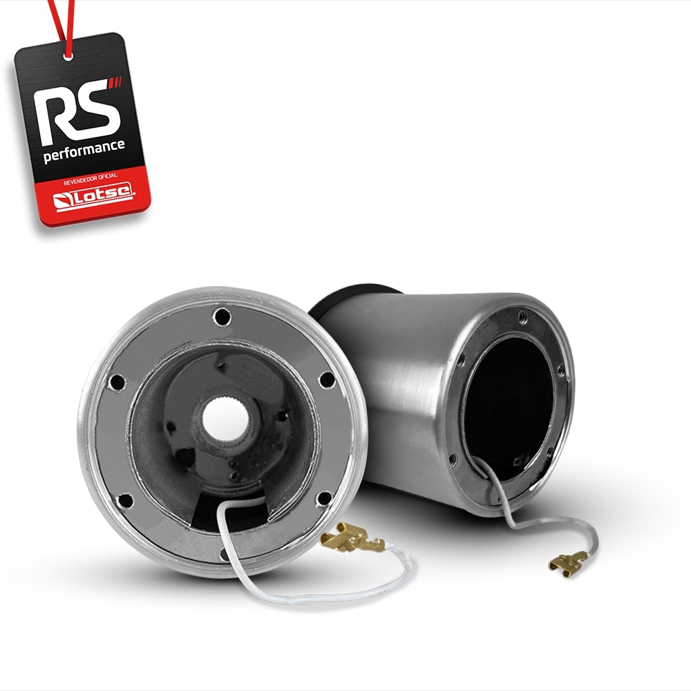 Volante Esportivo Ring R Em Camurça Preta + Cubo (COM VARIAÇÃO)