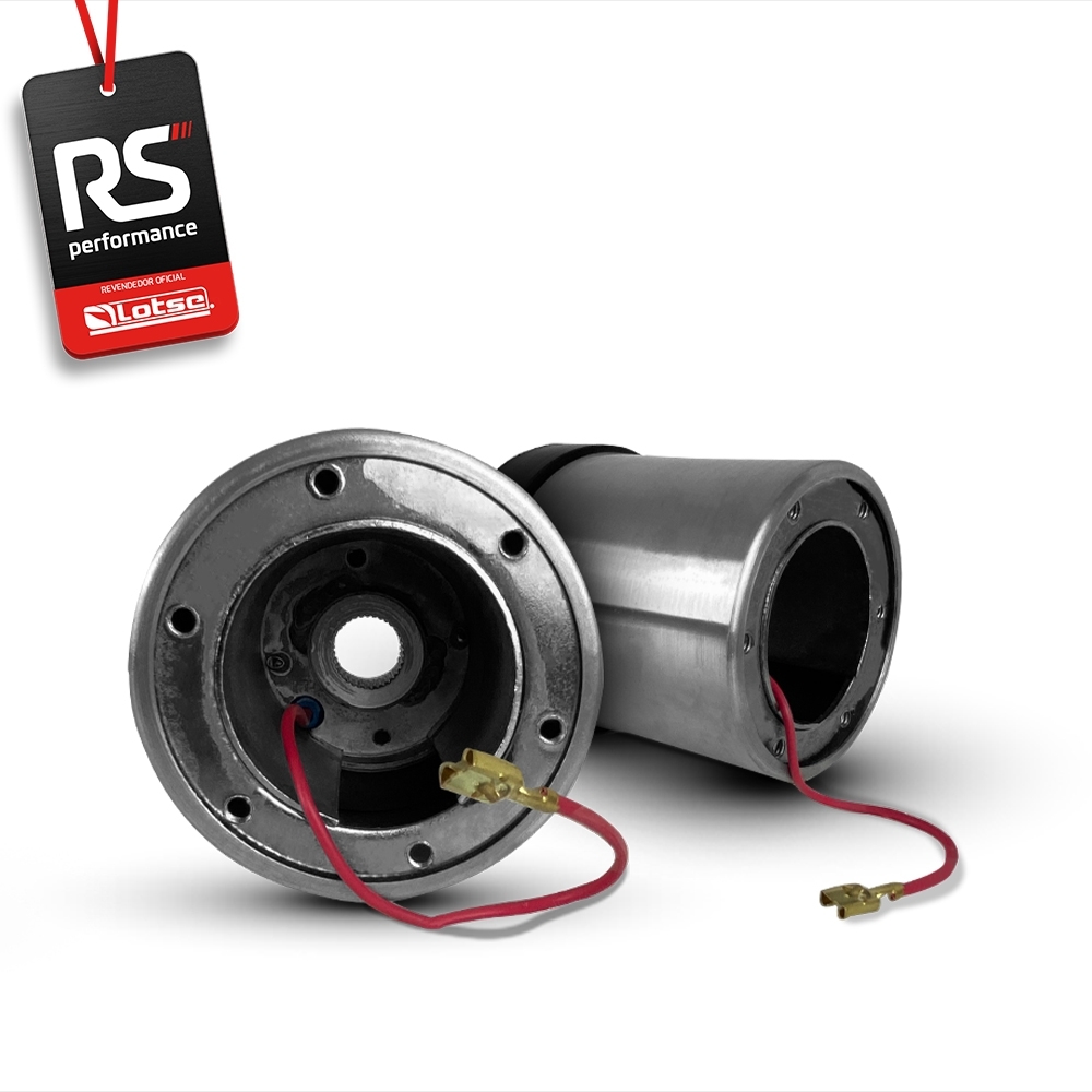 Volante Esportivo Ring R Em Camurça Preta + Cubo (COM VARIAÇÃO)