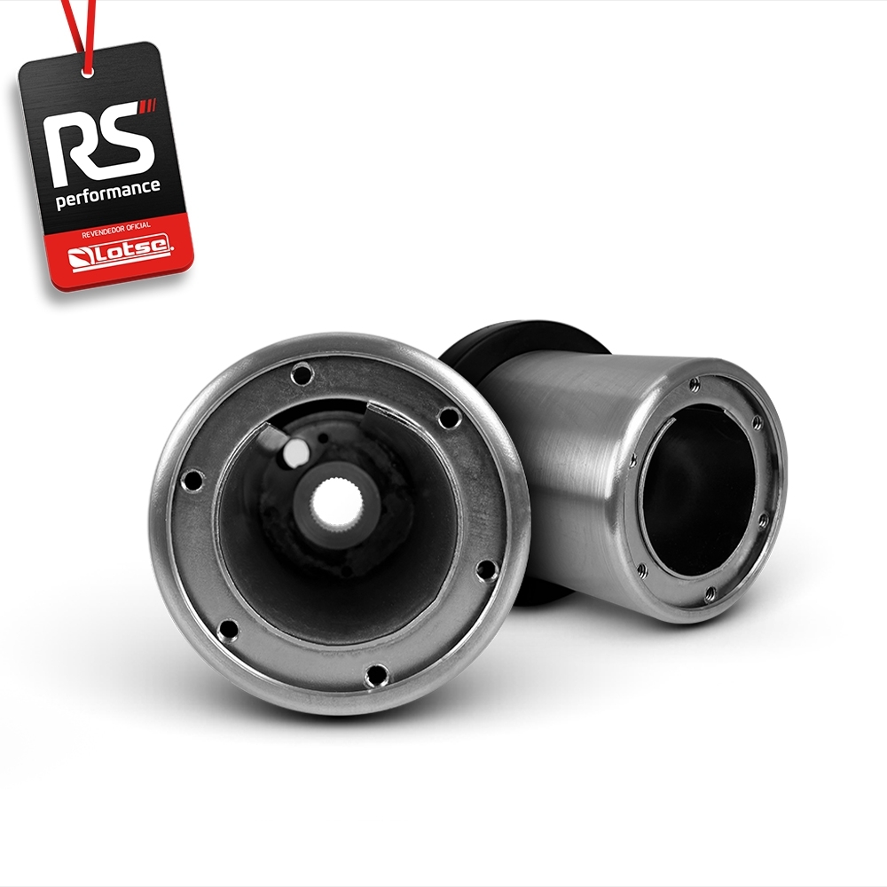 Volante Esportivo Ring R Em Camurça Preta + Cubo (COM VARIAÇÃO)