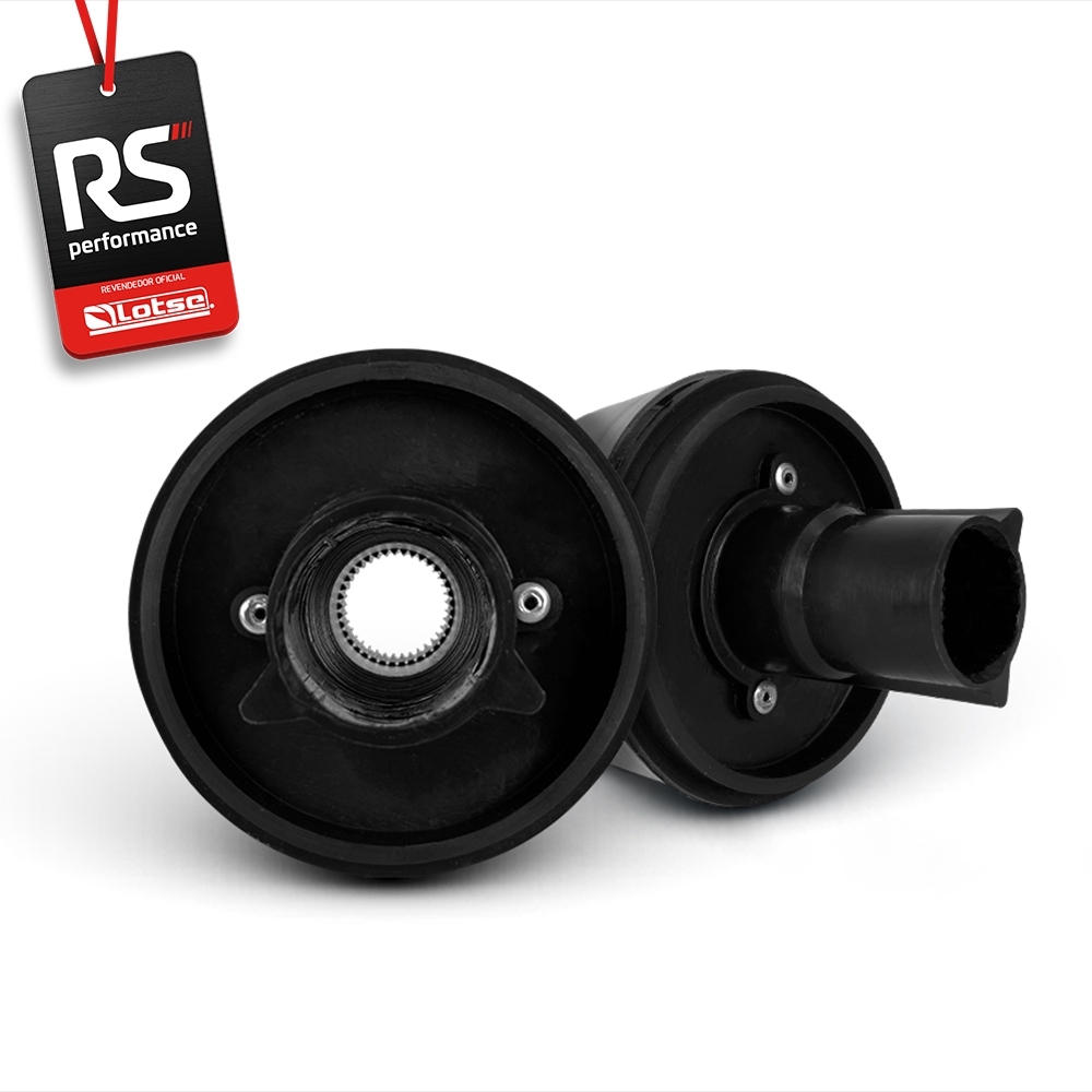 Volante Esportivo Ring R Em Camurça Preta + Cubo (COM VARIAÇÃO)