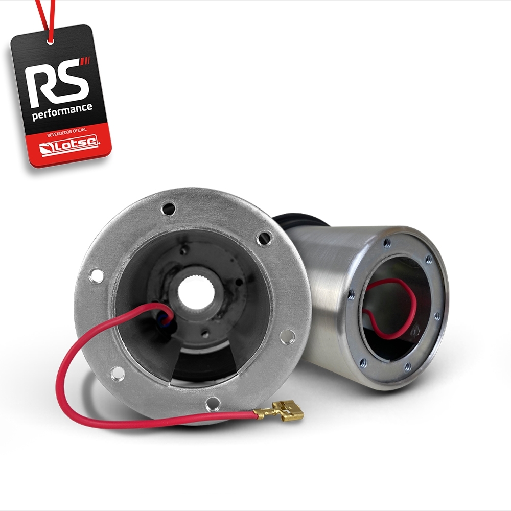 Volante Esportivo Ring R Em Camurça Preta + Cubo (COM VARIAÇÃO)