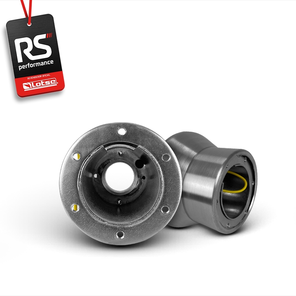 Volante Esportivo Ring R Em Camurça Preta + Cubo (COM VARIAÇÃO)
