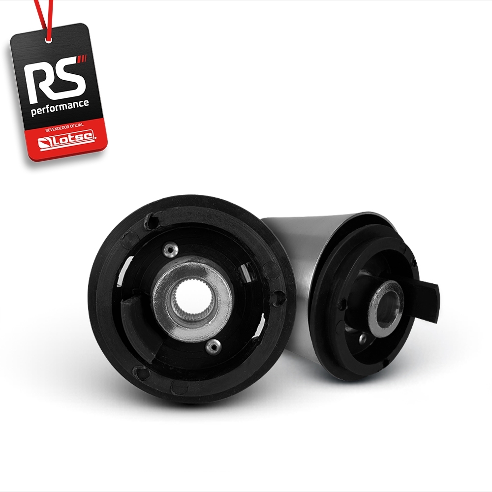 Volante Esportivo Ring R Em Camurça Preta + Cubo (COM VARIAÇÃO)