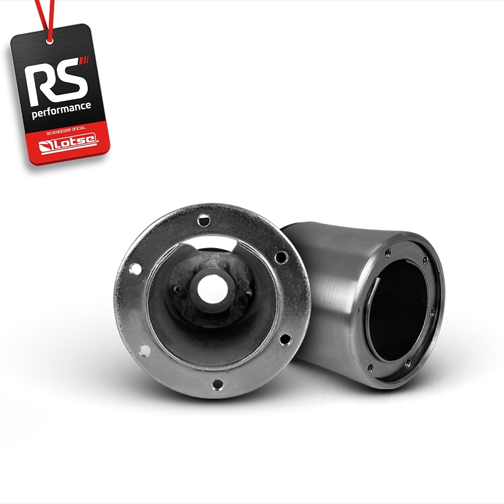 Volante Esportivo Ring R Em Camurça Preta + Cubo (COM VARIAÇÃO)