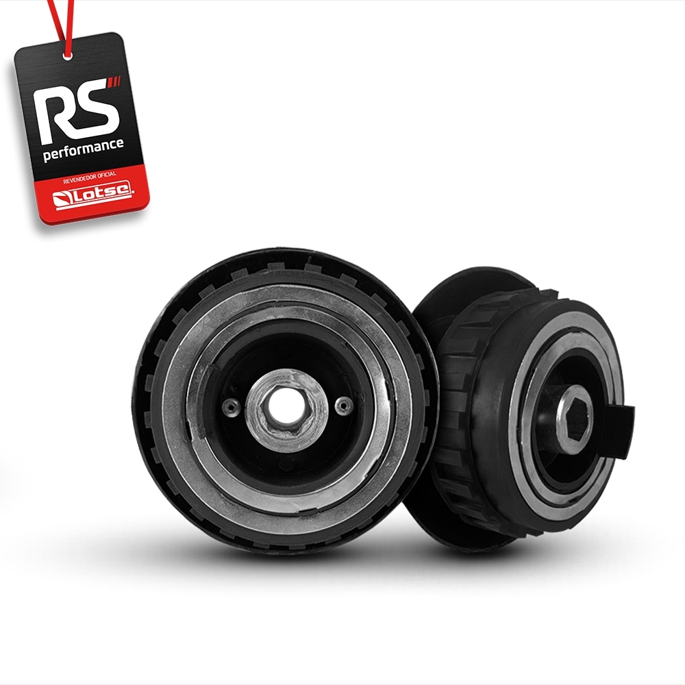 Volante Esportivo Ring R Em Camurça Preta + Cubo (COM VARIAÇÃO)
