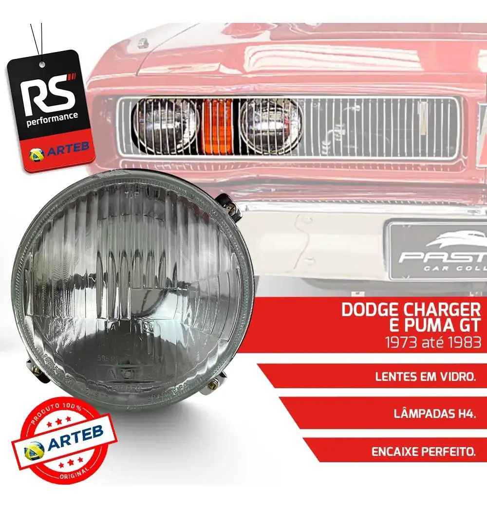 Farol C/vigia Variant Brasilia 1973-1983 Esquerda Ou Direita