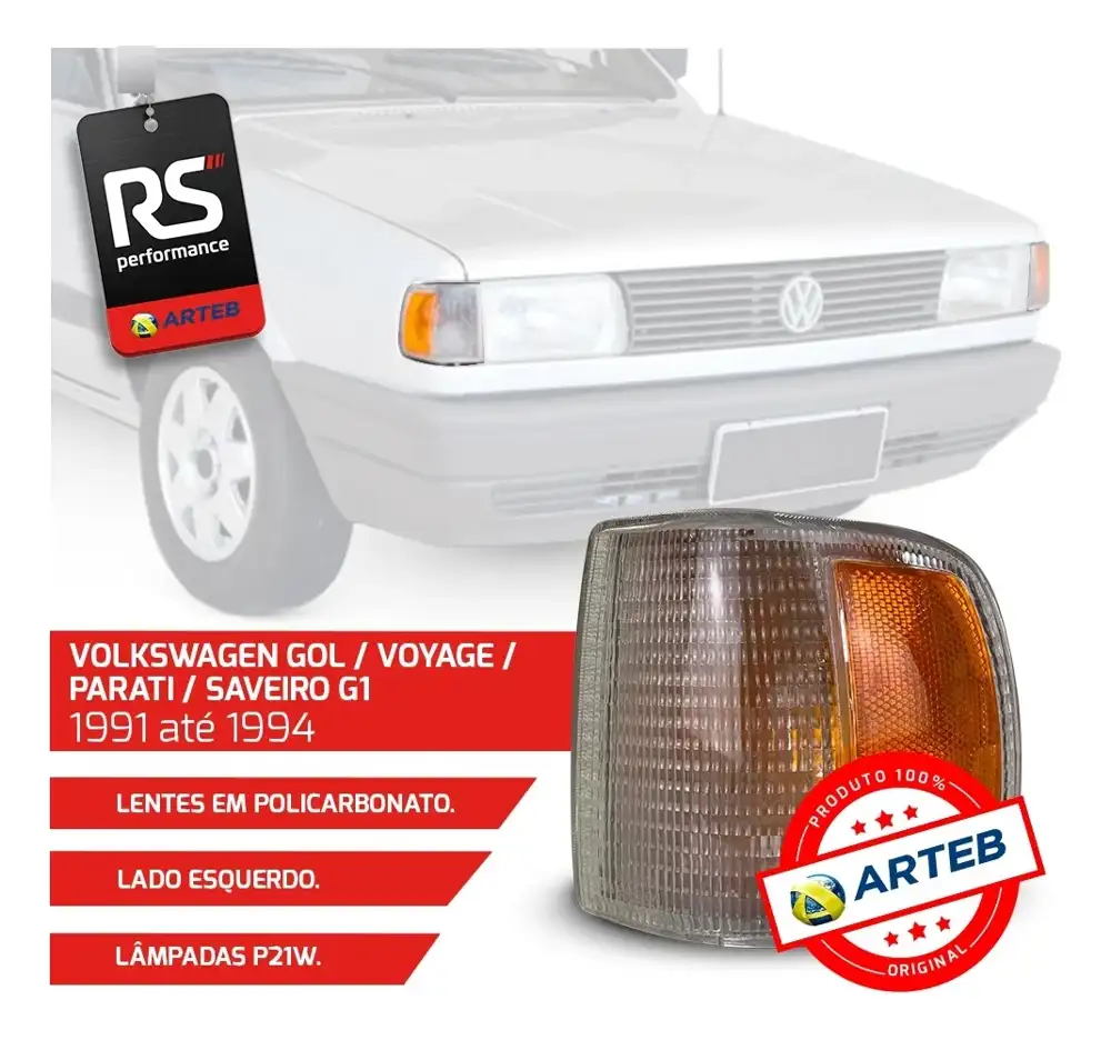 Lanterna Seta Gol Parati Saveiro Voyage G1 1991-1994 Esq/dir