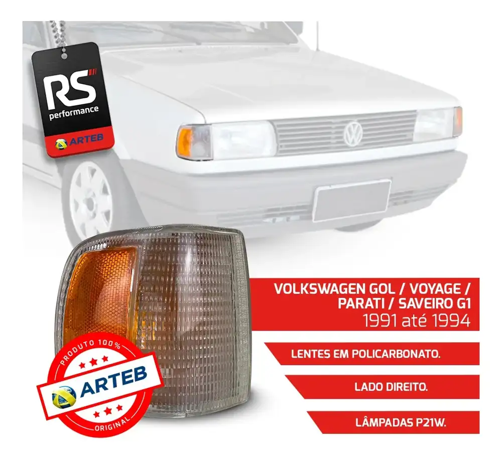 Lanterna Seta Gol Parati Saveiro Voyage G1 1991-1994 Esq/dir
