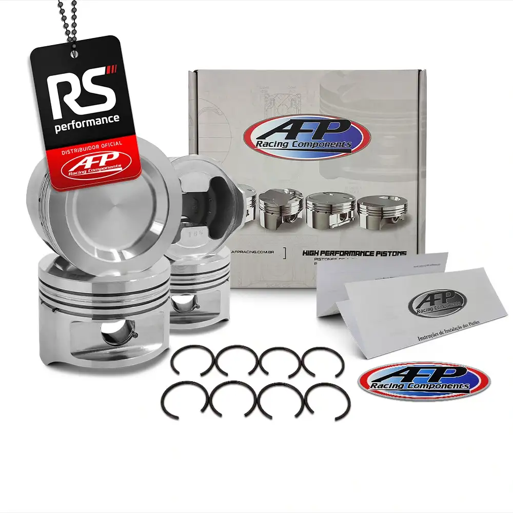 Jogo 4 Pistão Forjado AP 1.9 Turbo 8v Solid Forged Pino 20