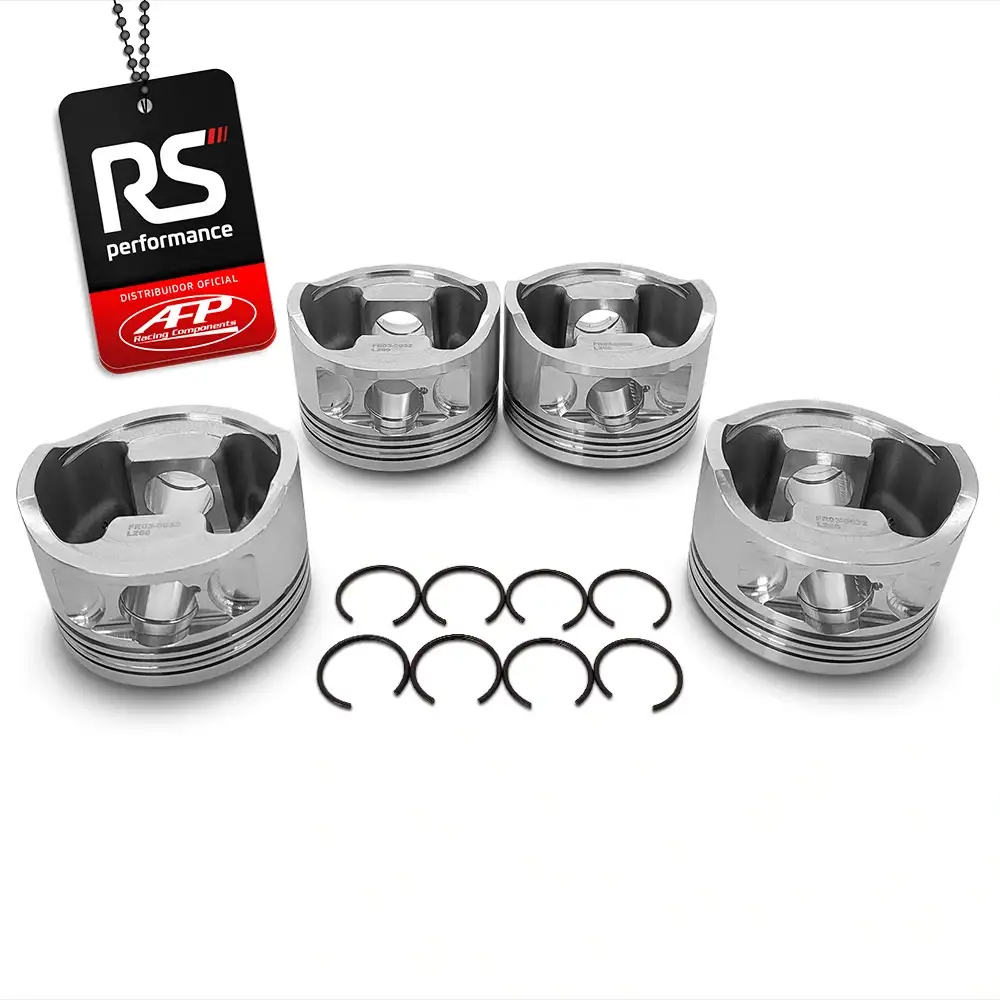 Jogo 4 Pistão Forjado AP 2.0 Turbo 8v Solid Forged Pino 22