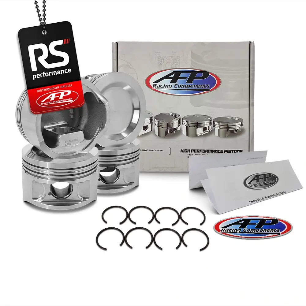 Jogo 4 Pistão Forjado AP 2.0 Turbo 8v Solid Forged Pino 22