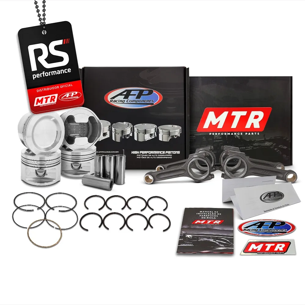 Kit Forjado AP 2.0 Turbo Pistão AFP Bielas MTR Completo