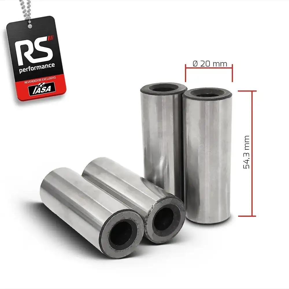 Kit 4 Pistão Forjado Côncavo Vw Ap 2.0 8v 1000cv + 4 Pinos 20mm