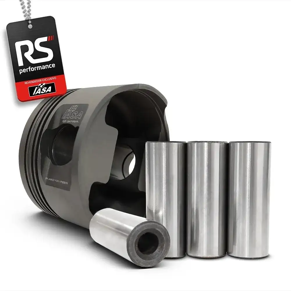 Kit 4 Pistão Forjado Côncavo Vw Ap 2.0 8v 1000cv + 4 Pinos 20mm
