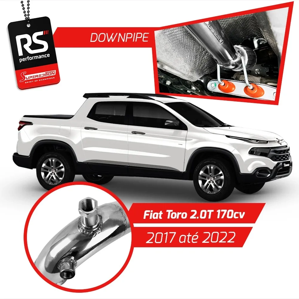 Downpipe Superedition em Aço Inox SE-DW 20170 - COM VARIAÇÃO