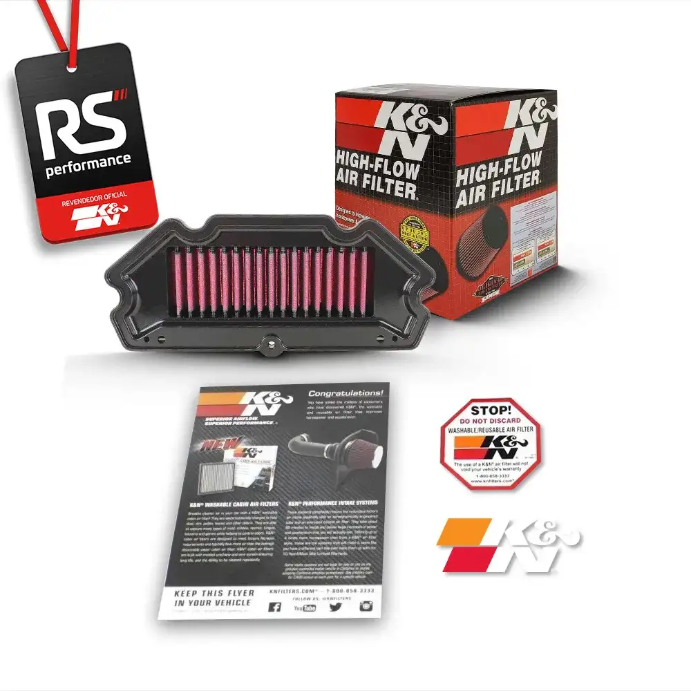 Filtro De Ar Esportivo K&n Kawasaki Er6f Er6n Ex650 Ninja