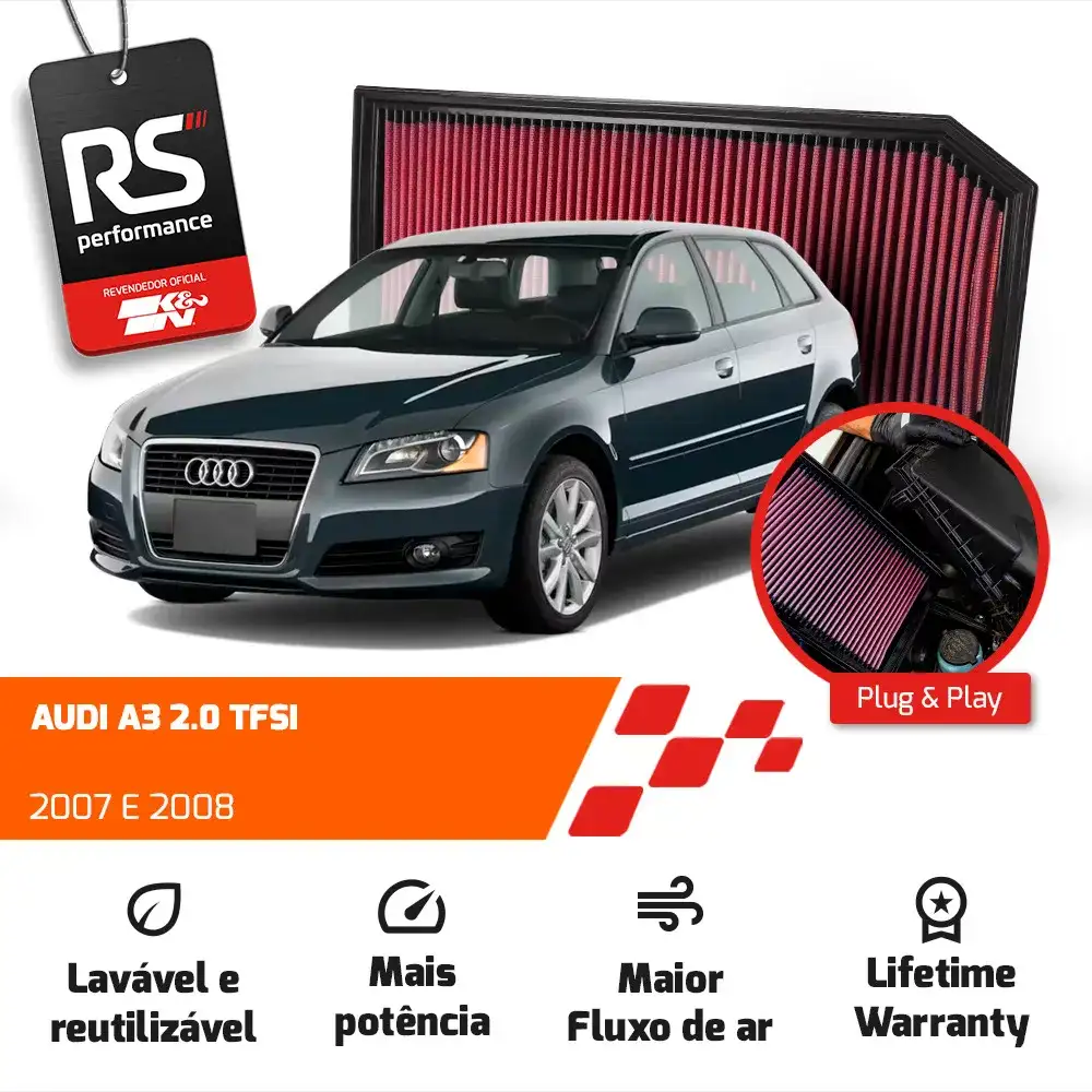 Filtro Esportivo Inbox Audi A3 Tt S3 Passat 2.0 2005 A 2001