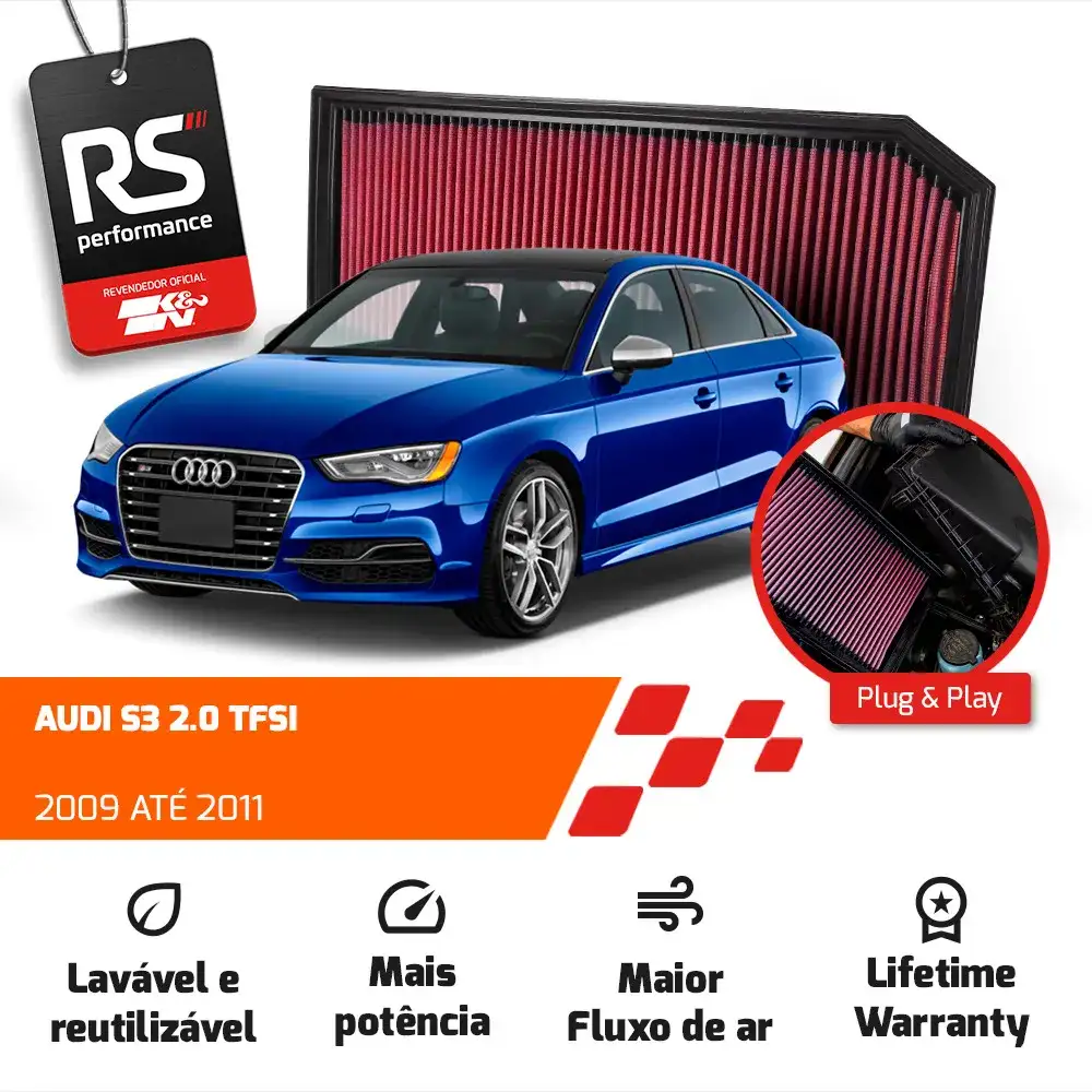 Filtro Esportivo Inbox Audi A3 Tt S3 Passat 2.0 2005 A 2001