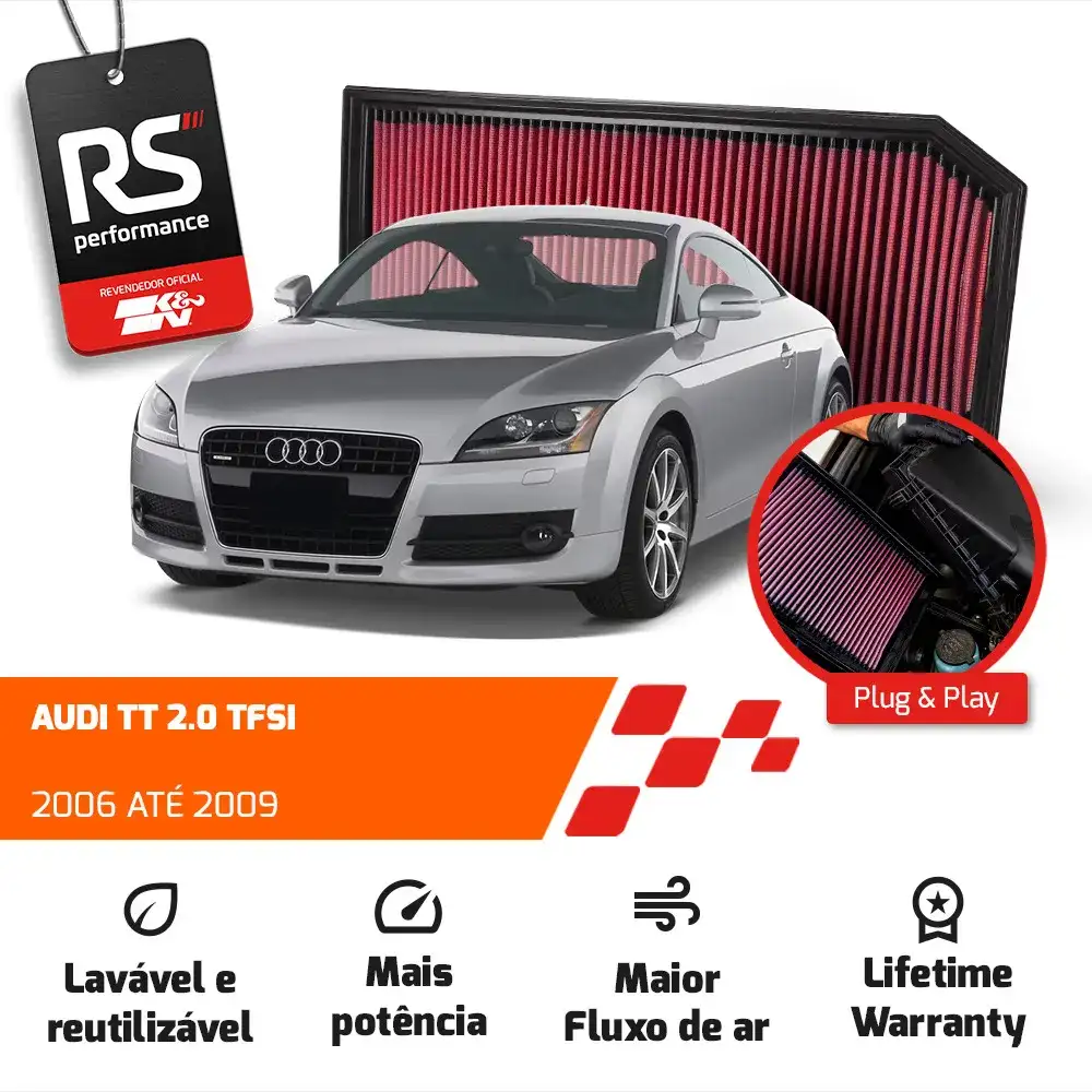 Filtro Esportivo Inbox Audi A3 Tt S3 Passat 2.0 2005 A 2001