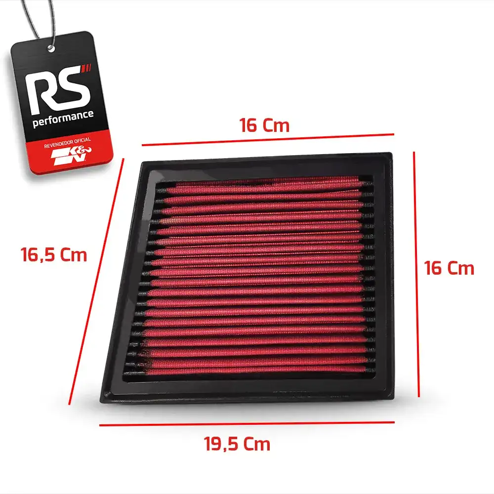 Filtro De Ar Esportivo K&n Inbox Ford New Fiesta 1.0 1.5 1.6